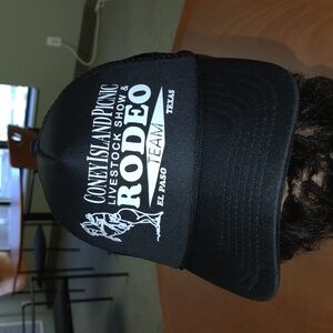 Coney Island Picnic Livestock Show & Rodeo Team Trucker Mesh Snapback Cap Hat